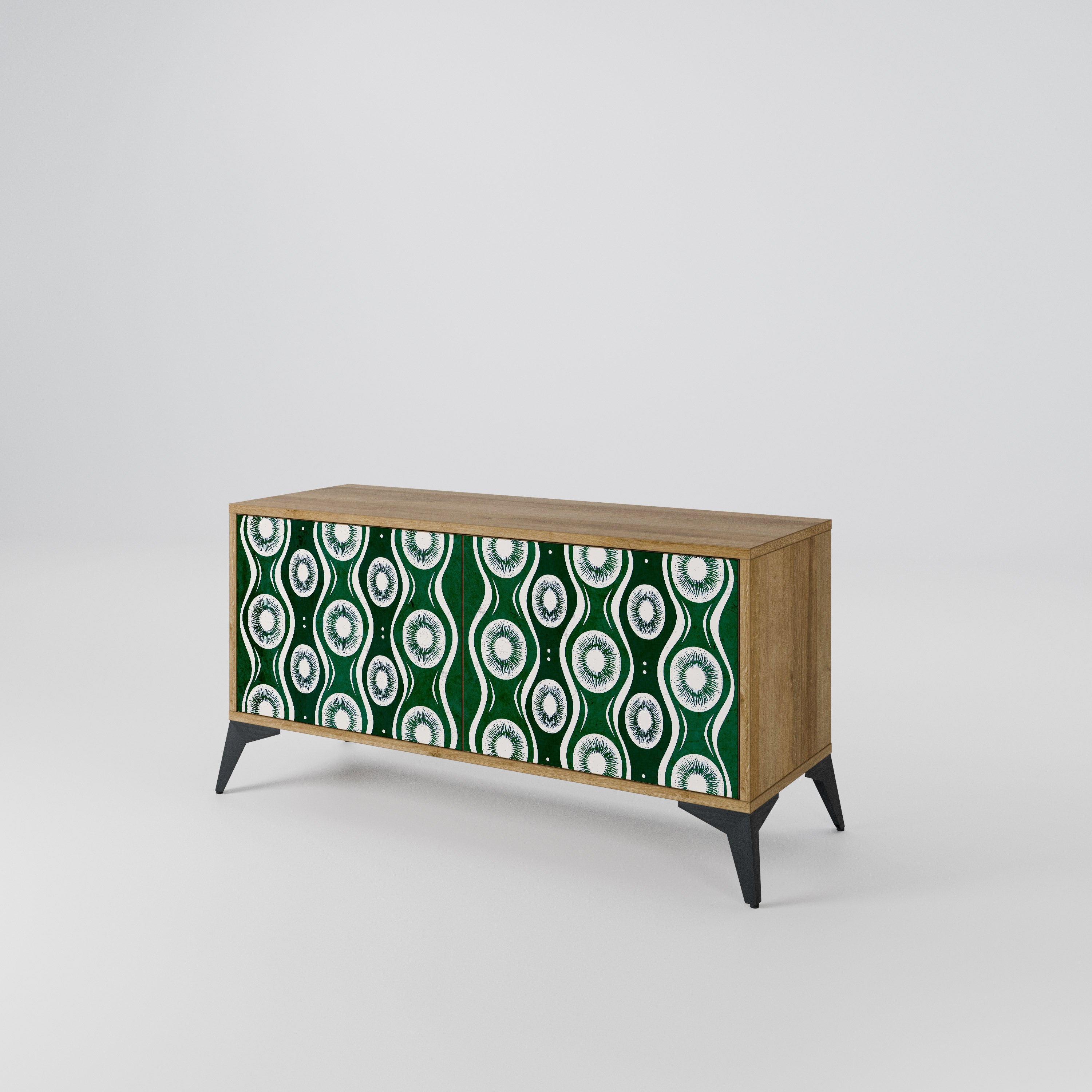 GREEN EYES Compact 2-Door TV Cabinet