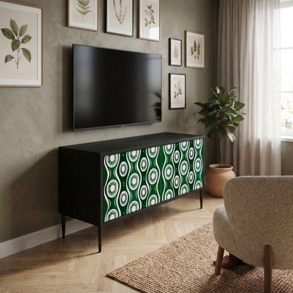 GREEN EYES Kompakt TV-bänk med 2 dörrar