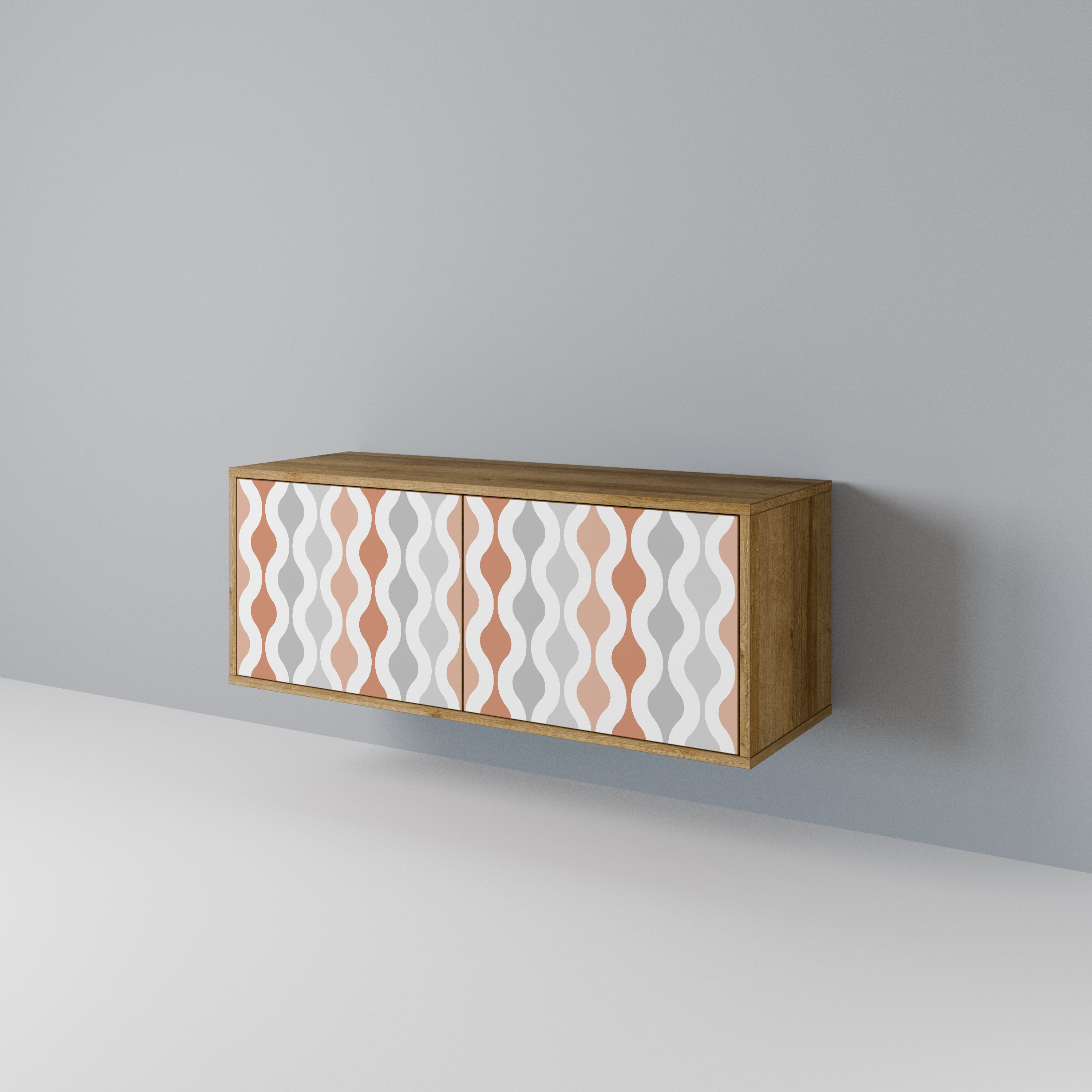 HAZY NOSTALGIA Compact 2-Door TV Cabinet