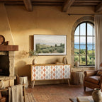 HAZY NOSTALGIA Kompakt TV-bänk med 2 dörrar