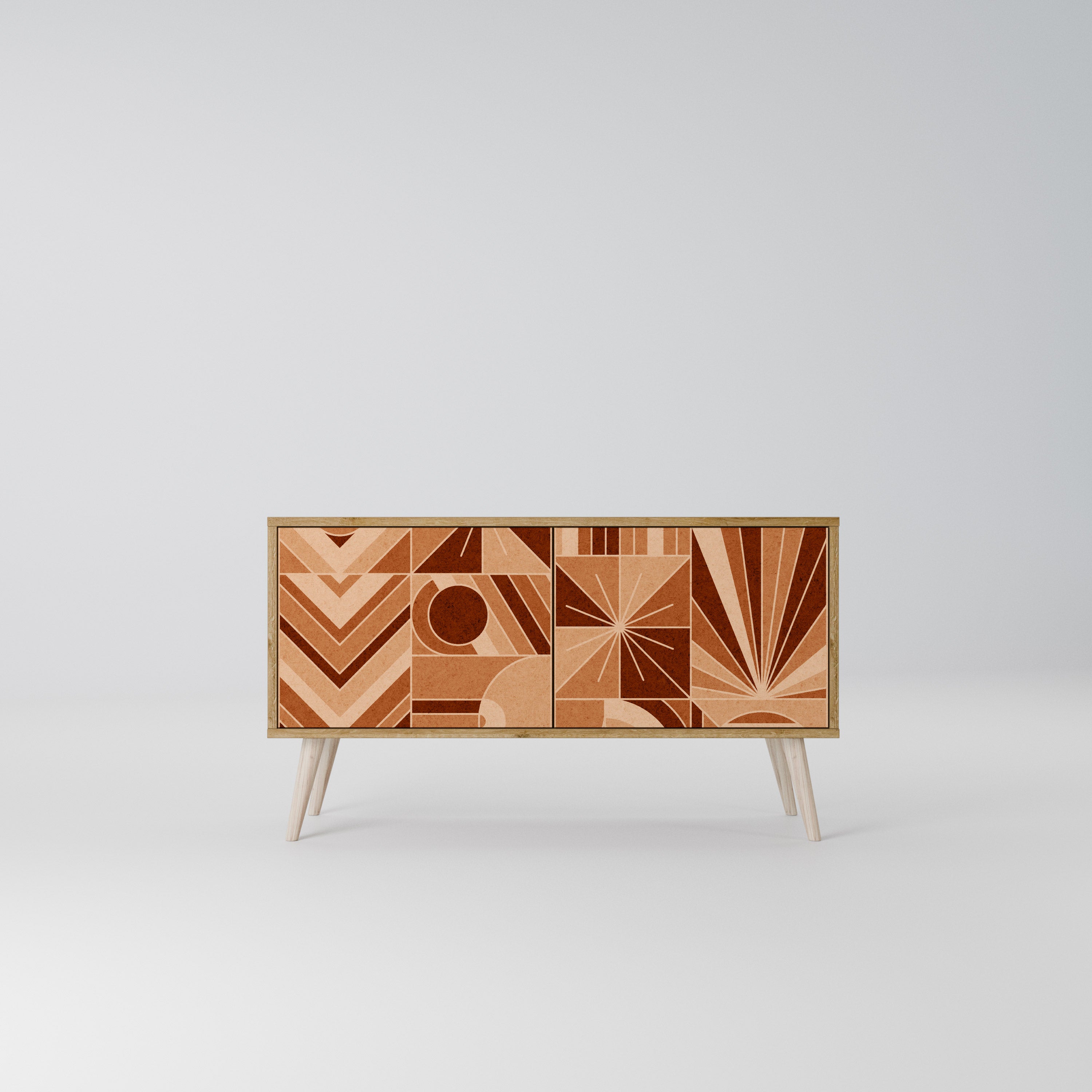 PRISM MOSAIC Kompakt TV-bänk med 2 dörrar