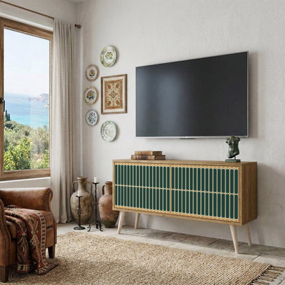ILUSION GATE Kompakt TV-bänk med 2 dörrar