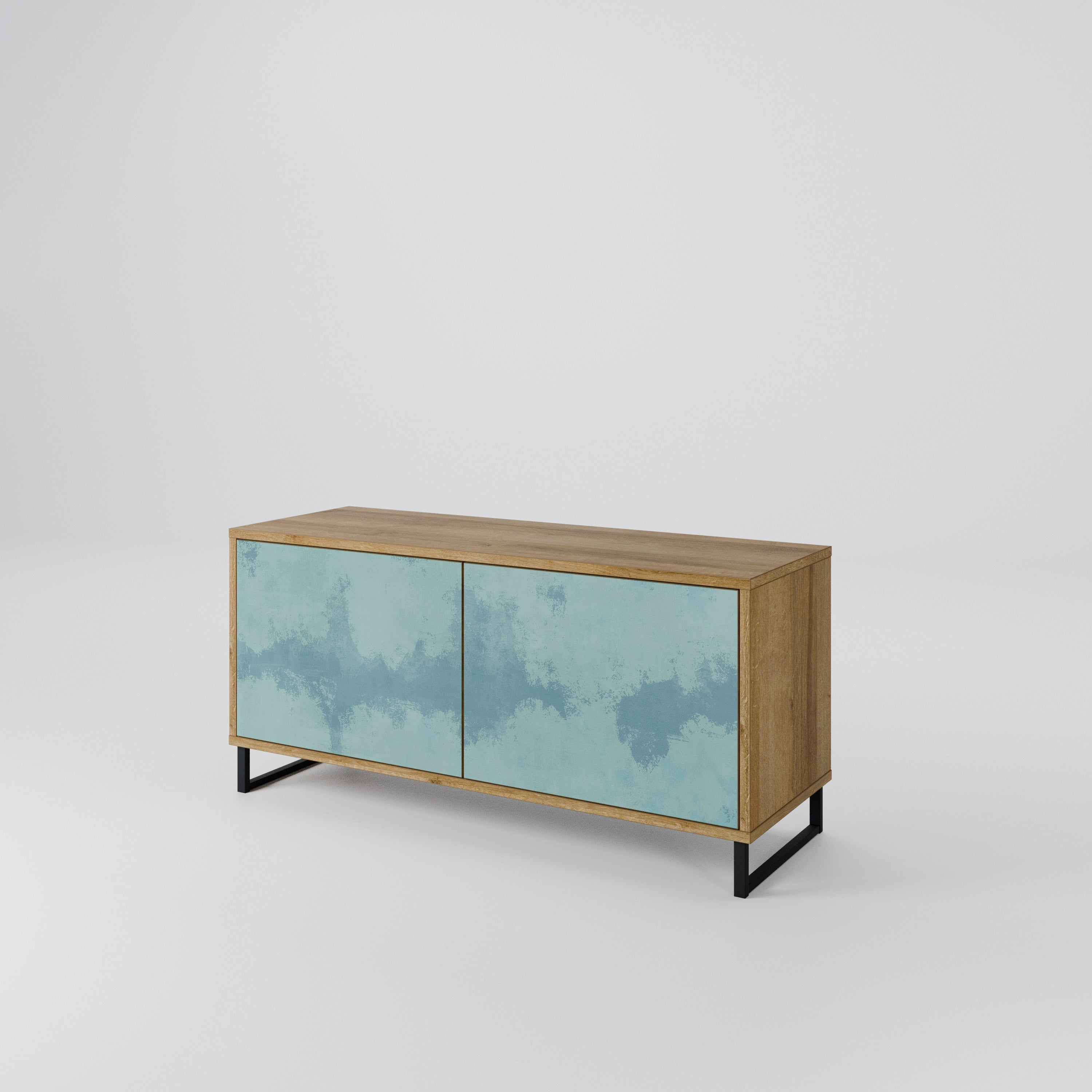 SKY WASH Compact 2-Door TV Cabinet