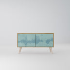 SKY WASH Compact 2-Door TV Cabinet