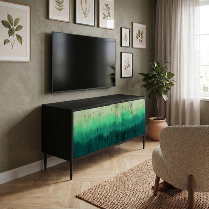 NORTHERN LIGHTS Kompakt TV-bänk med 2 dörrar