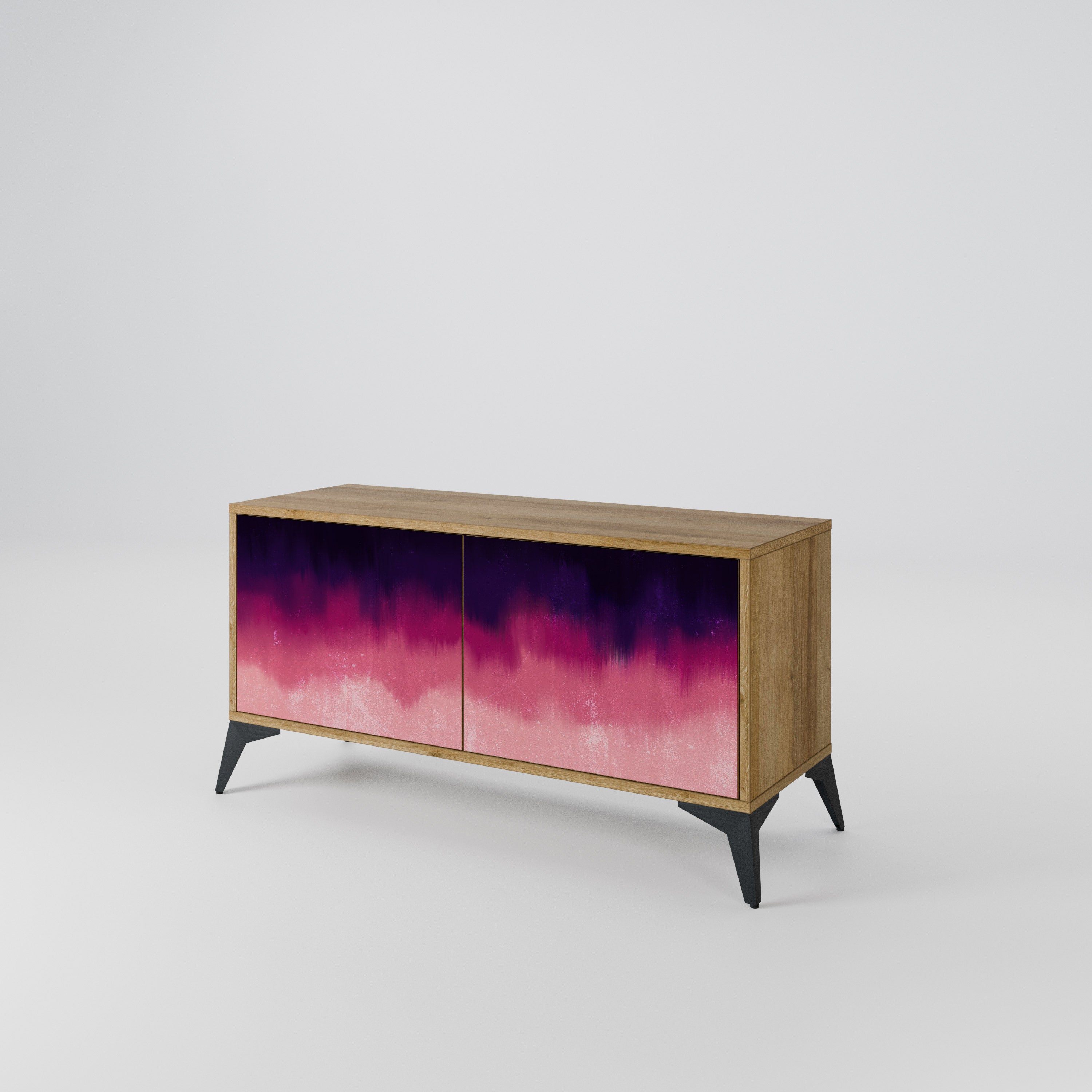 AURORA BOREALIS Compact 2-Door TV Cabinet