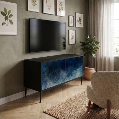 CELESTIAL FALL Kompakt TV-bänk med 2 dörrar