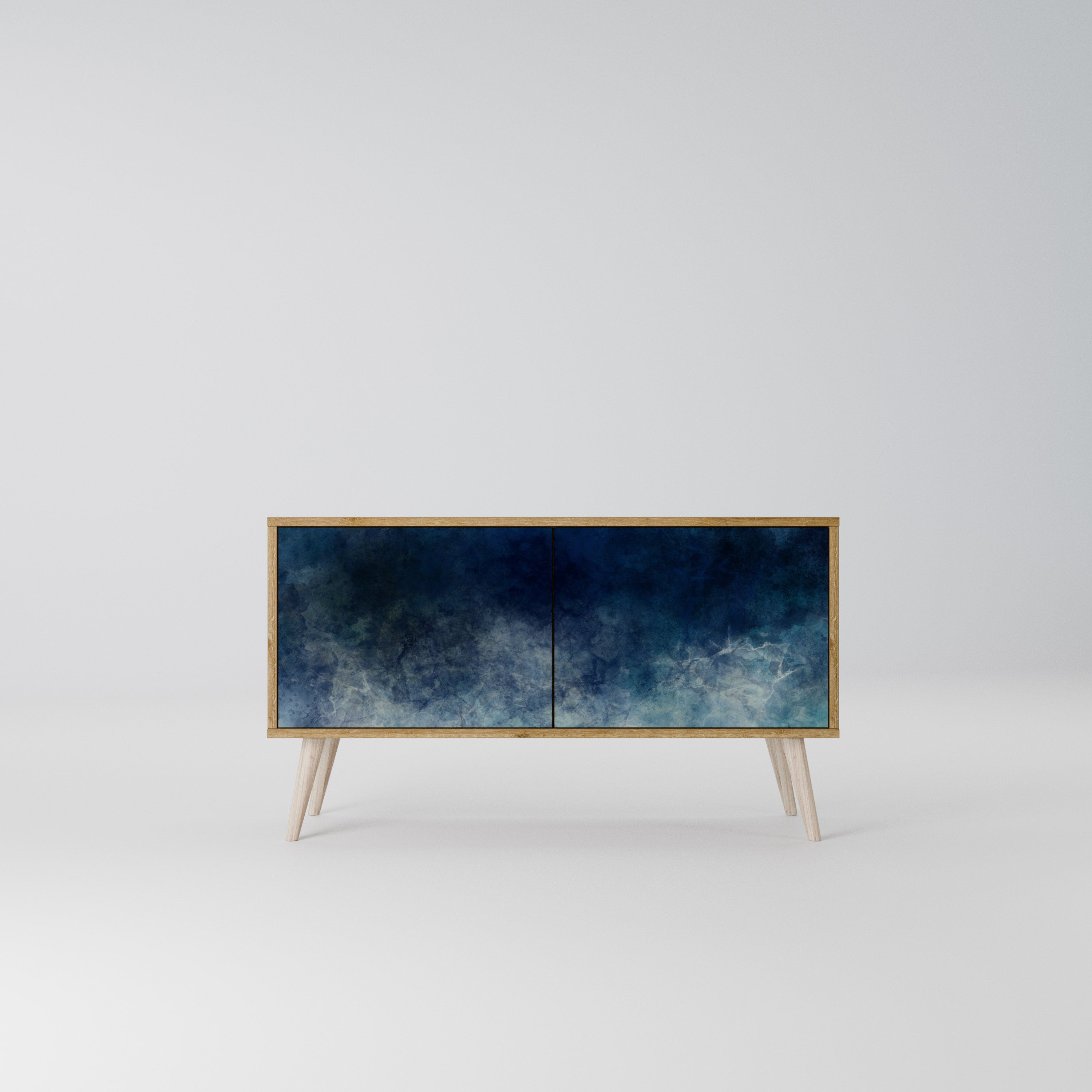 CELESTIAL FALL Kompakt TV-bänk med 2 dörrar