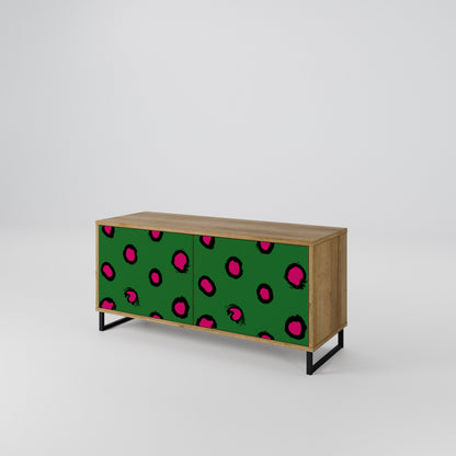 FUNKY SPOTS Kompakt TV-bänk med 2 dörrar