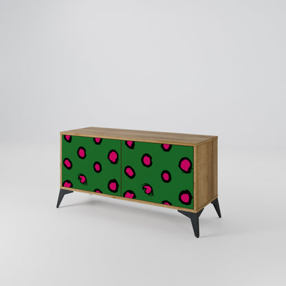 FUNKY SPOTS Kompakt TV-bänk med 2 dörrar