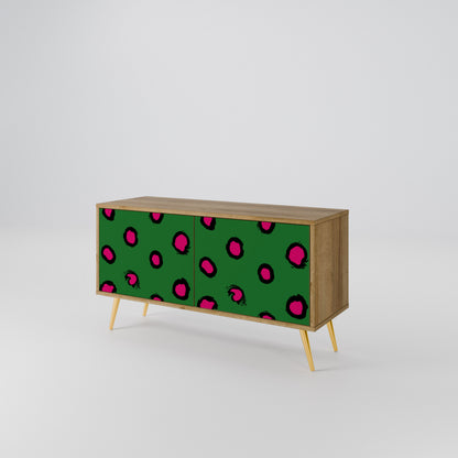 FUNKY SPOTS Kompakt TV-bänk med 2 dörrar