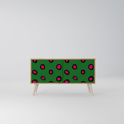 FUNKY SPOTS Kompakt TV-bänk med 2 dörrar