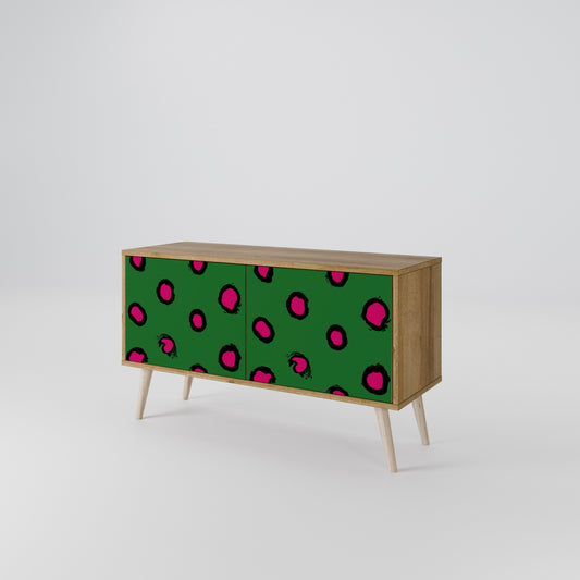 FUNKY SPOTS Kompakt TV-bänk med 2 dörrar