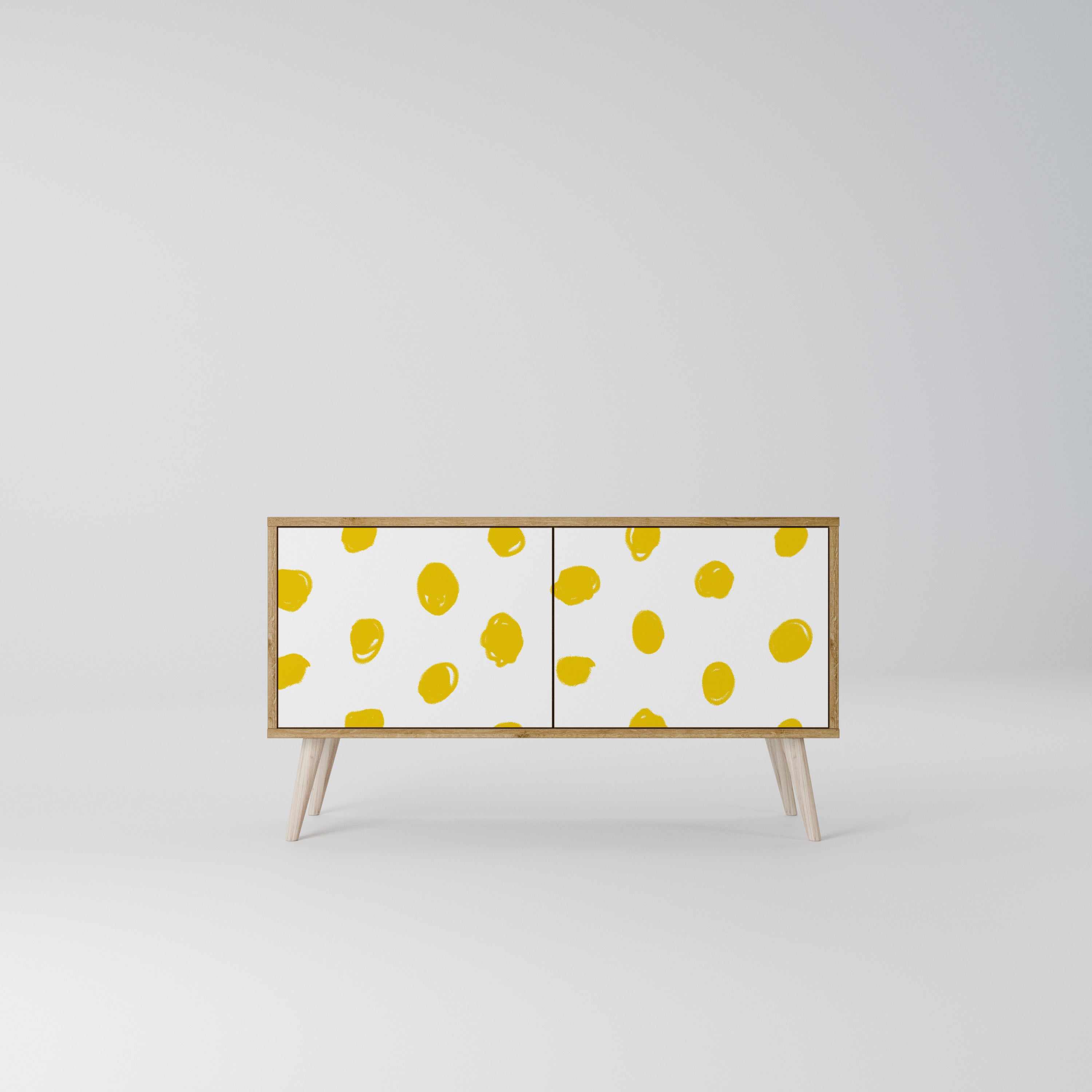 RADIANT REVERIE Kompakt TV-bänk med 2 dörrar