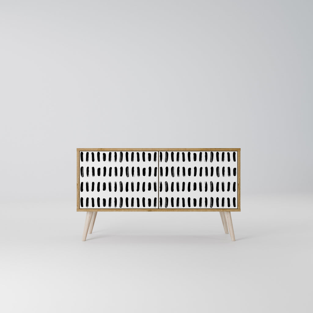 NIGHTY MELODIES Kompakt TV-bänk med 2 dörrar