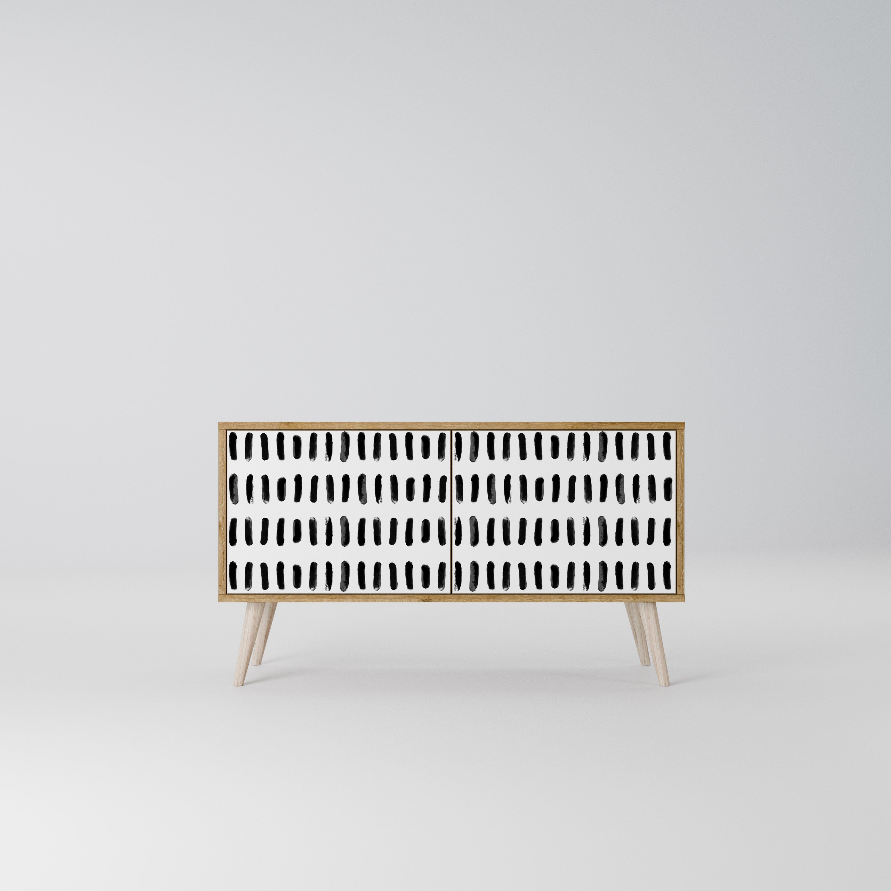 NIGHTY MELODIES Kompakt TV-bänk med 2 dörrar