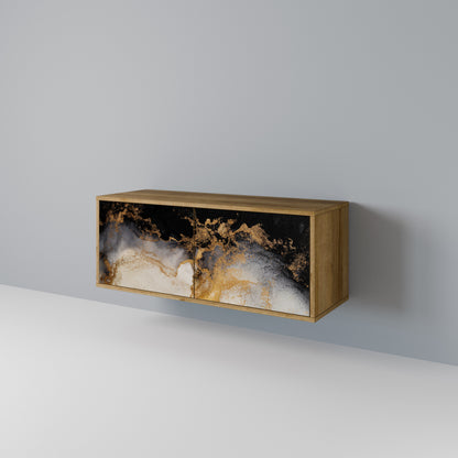 MARBLE OF TOMMORROW Kompakt TV-bänk med 2 dörrar
