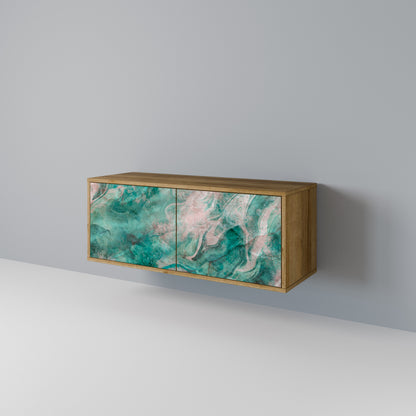 ABSTRACT ALCHEMY Kompakt TV-bänk med 2 dörrar