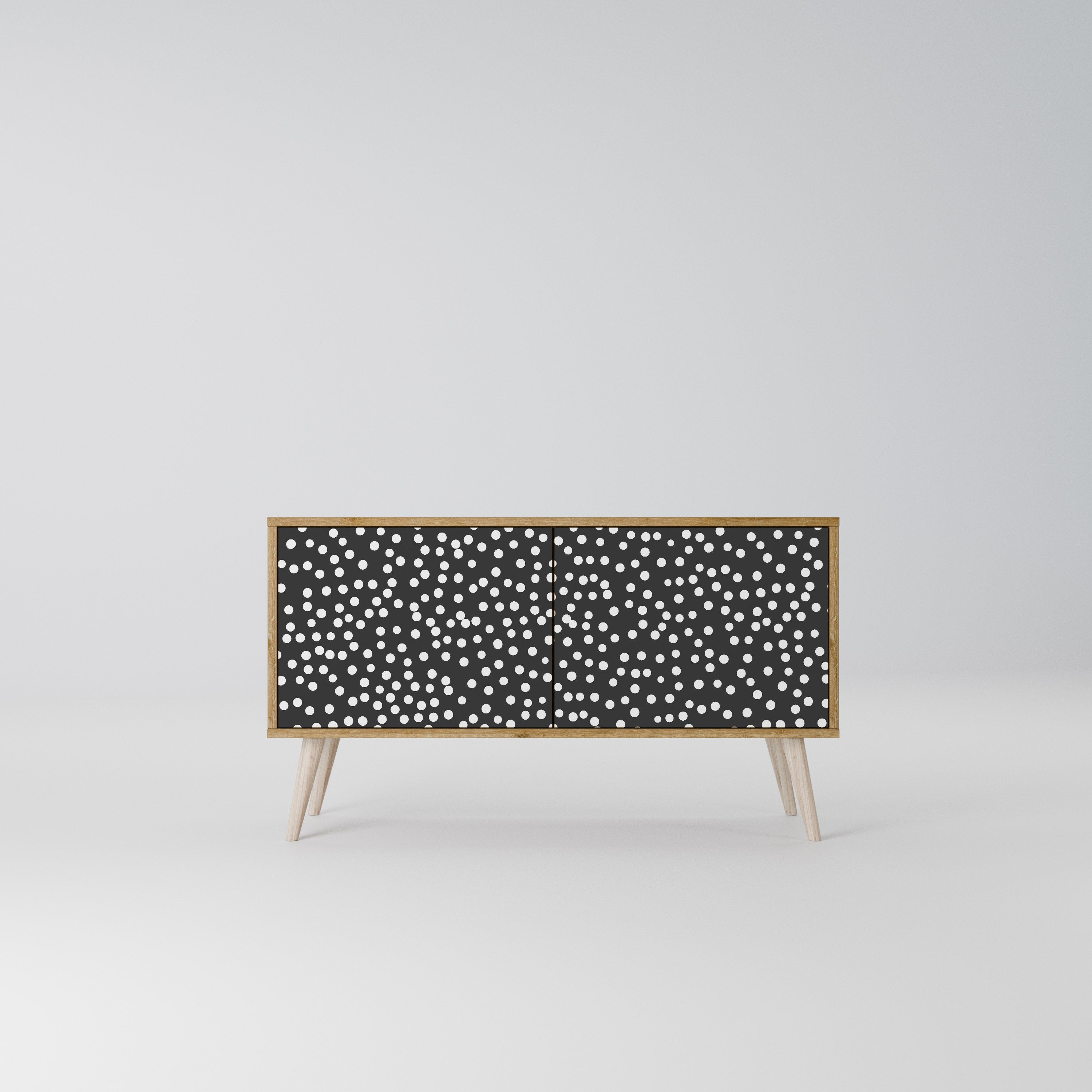 BLINDING LIGHTS Kompakt TV-bänk med 2 dörrar