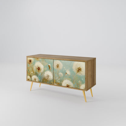 DREAMY MEADOW Kompakt TV-bänk med 2 dörrar