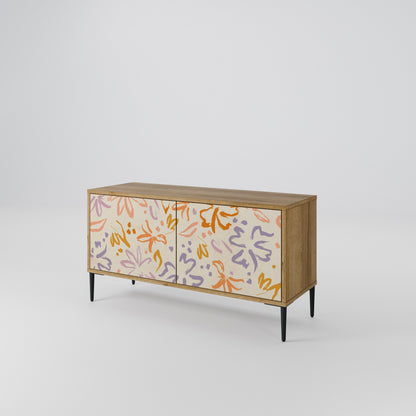 SPRING WHIMSY Kompakt TV-bänk med 2 dörrar