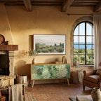 SUCCULENT CLUSTER Kompakt TV-bänk med 2 dörrar