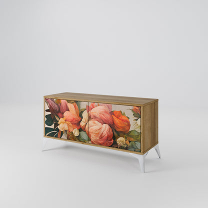 STYLISH BEAUTY Kompakt TV-bänk med 2 dörrar