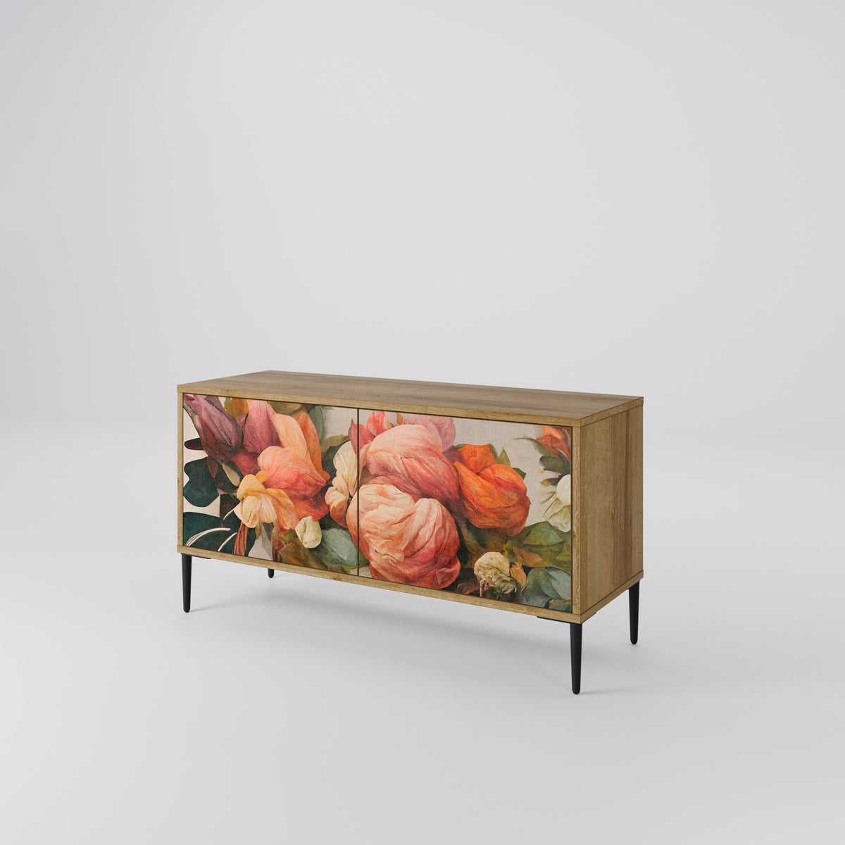 STYLISH BEAUTY Kompakt TV-bänk med 2 dörrar