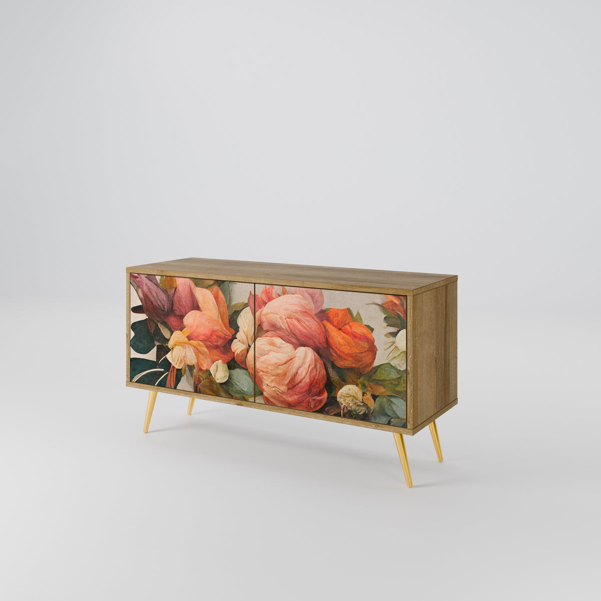 STYLISH BEAUTY Kompakt TV-bänk med 2 dörrar