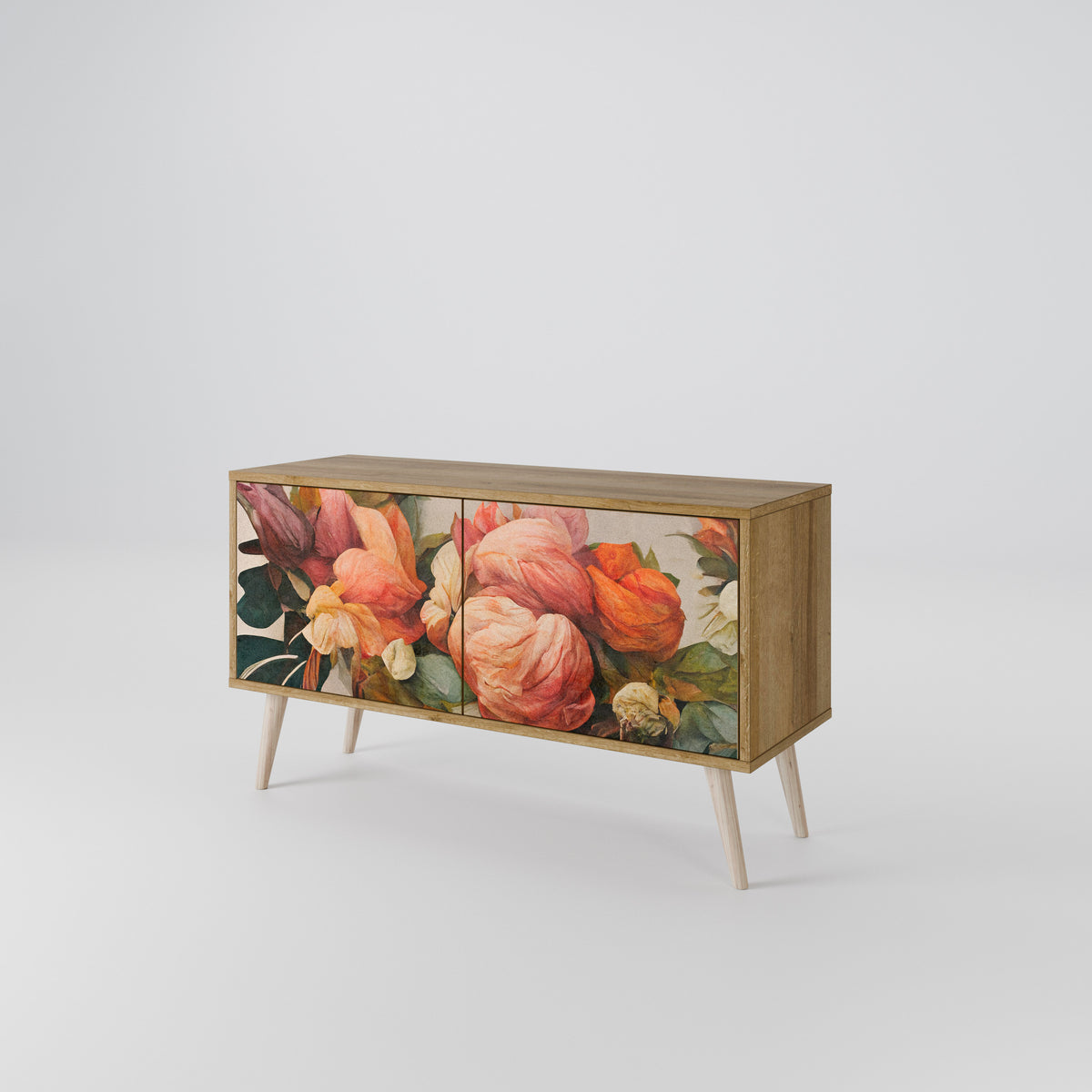 STYLISH BEAUTY Kompakt TV-bänk med 2 dörrar