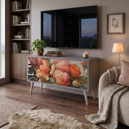STYLISH BEAUTY Kompakt TV-bänk med 2 dörrar