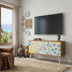 HELLO SPRING Compact 2-Door TV Cabinet
