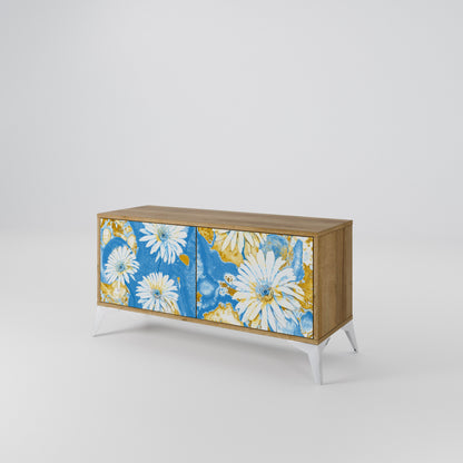 DAISY LUXE Kompakt TV-bänk med 2 dörrar