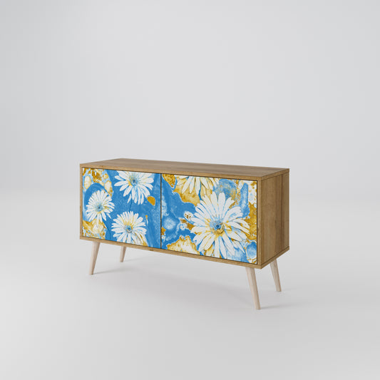 DAISY LUXE Kompakt TV-bänk med 2 dörrar