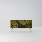 TROPICAL BEAUTY Compact 2-Door TV Cabinet