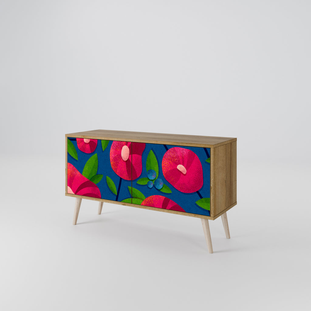 VÅRTANKER Kompakt TV-skåp med 2 dörrar