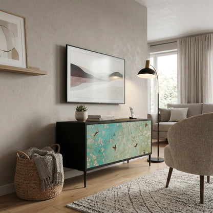 BLOOMING CHARM Kompakt TV-bänk med 2 dörrar