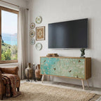 BLOOMING CHARM Compact 2-Door TV Cabinet
