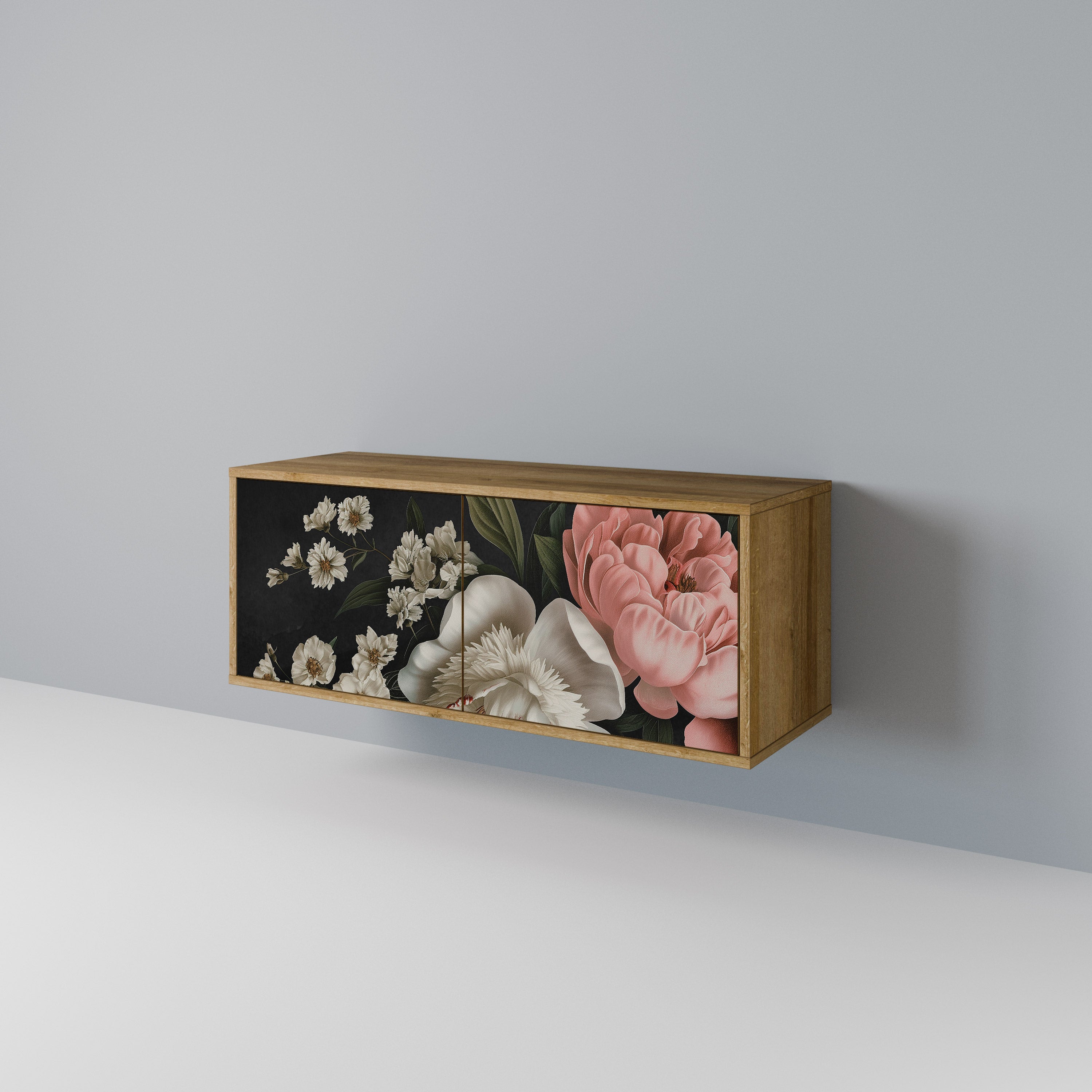 LUSH ELEGANCE Kompakt TV-bänk med 2 dörrar