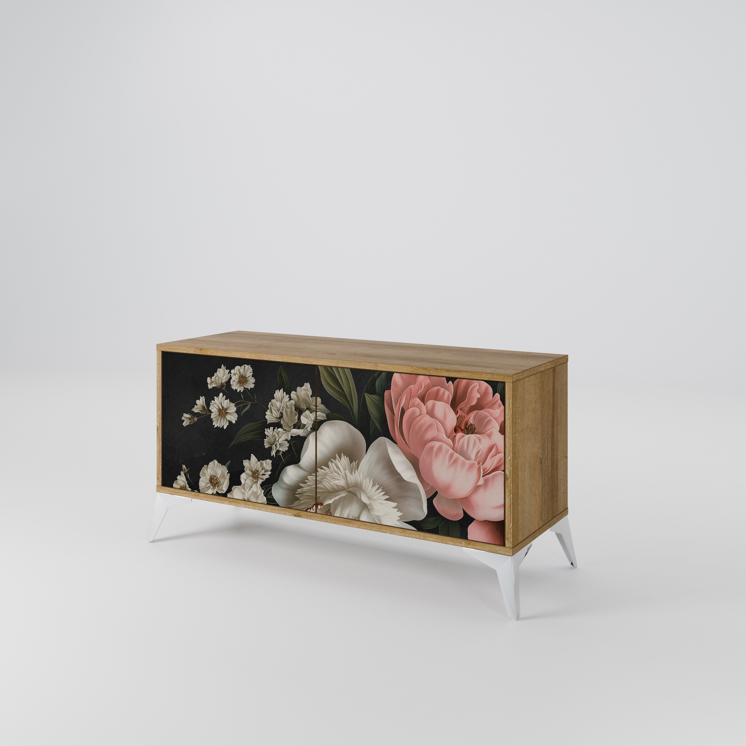LUSH ELEGANCE Kompakt TV-bänk med 2 dörrar