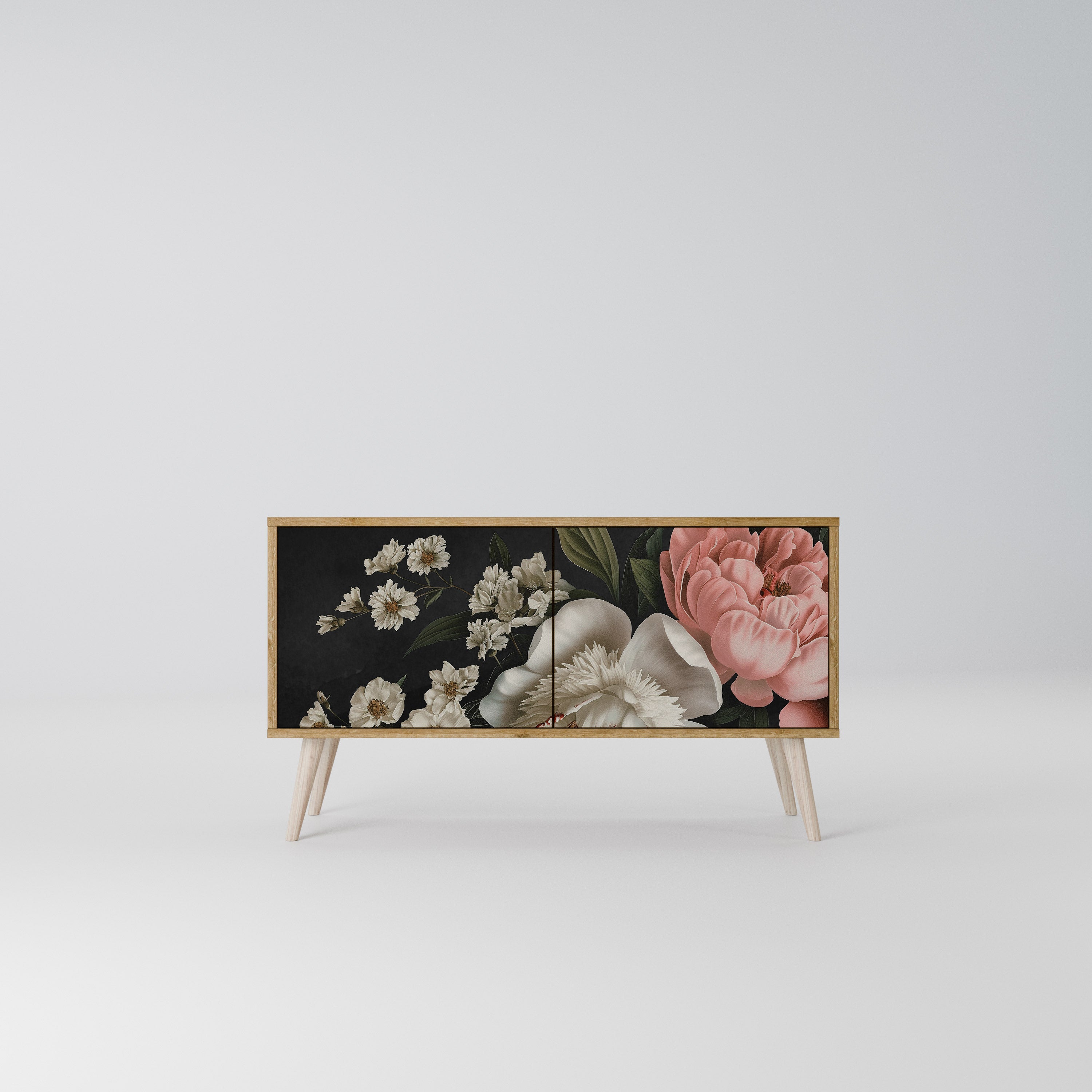 LUSH ELEGANCE Kompakt TV-bänk med 2 dörrar