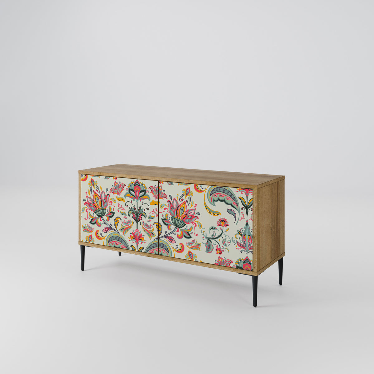 ORGANIC FOLKLORE Compact 2-Door TV Cabinet