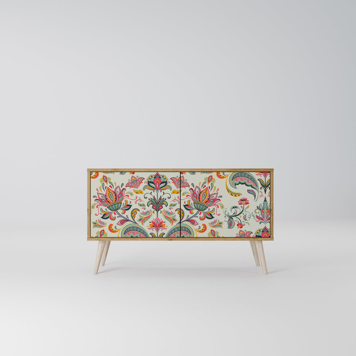 ORGANIC FOLKLORE Compact 2-Door TV Cabinet