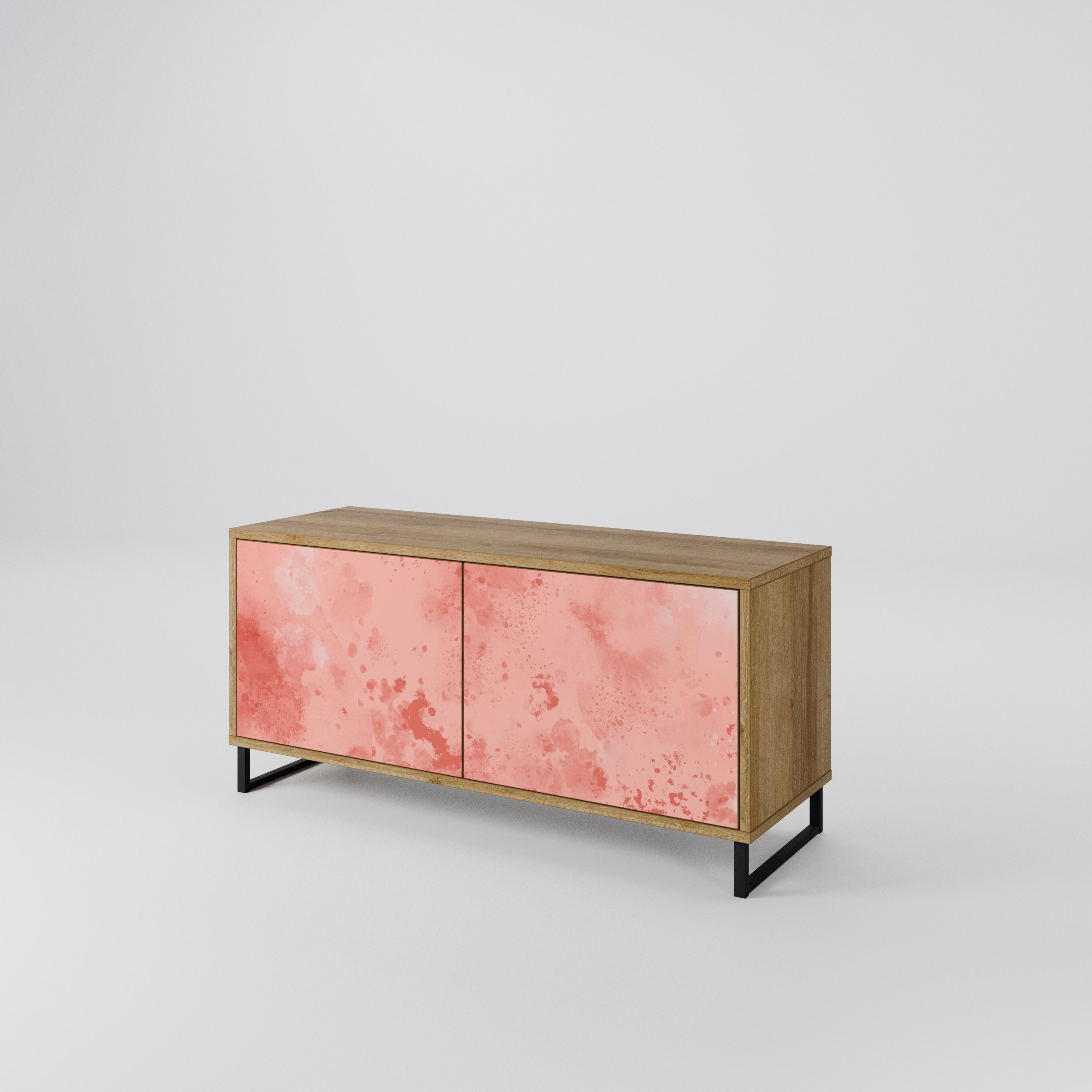 CRANE DANCE Kompakt TV-skåp med 2 dörrar