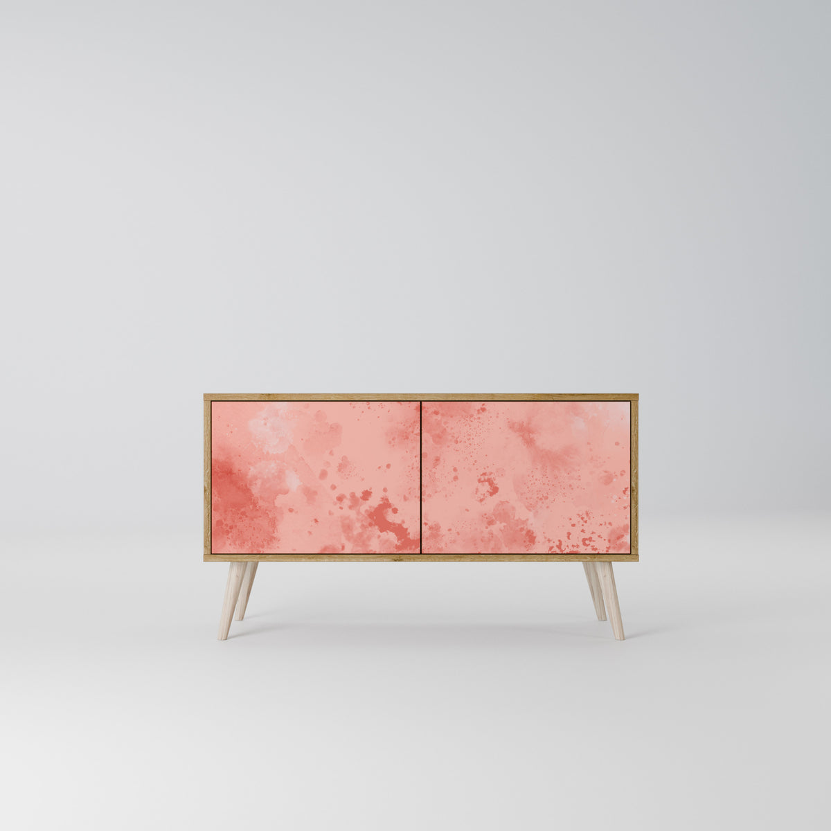 CRANE DANCE Kompakt TV-bänk med 2 dörrar