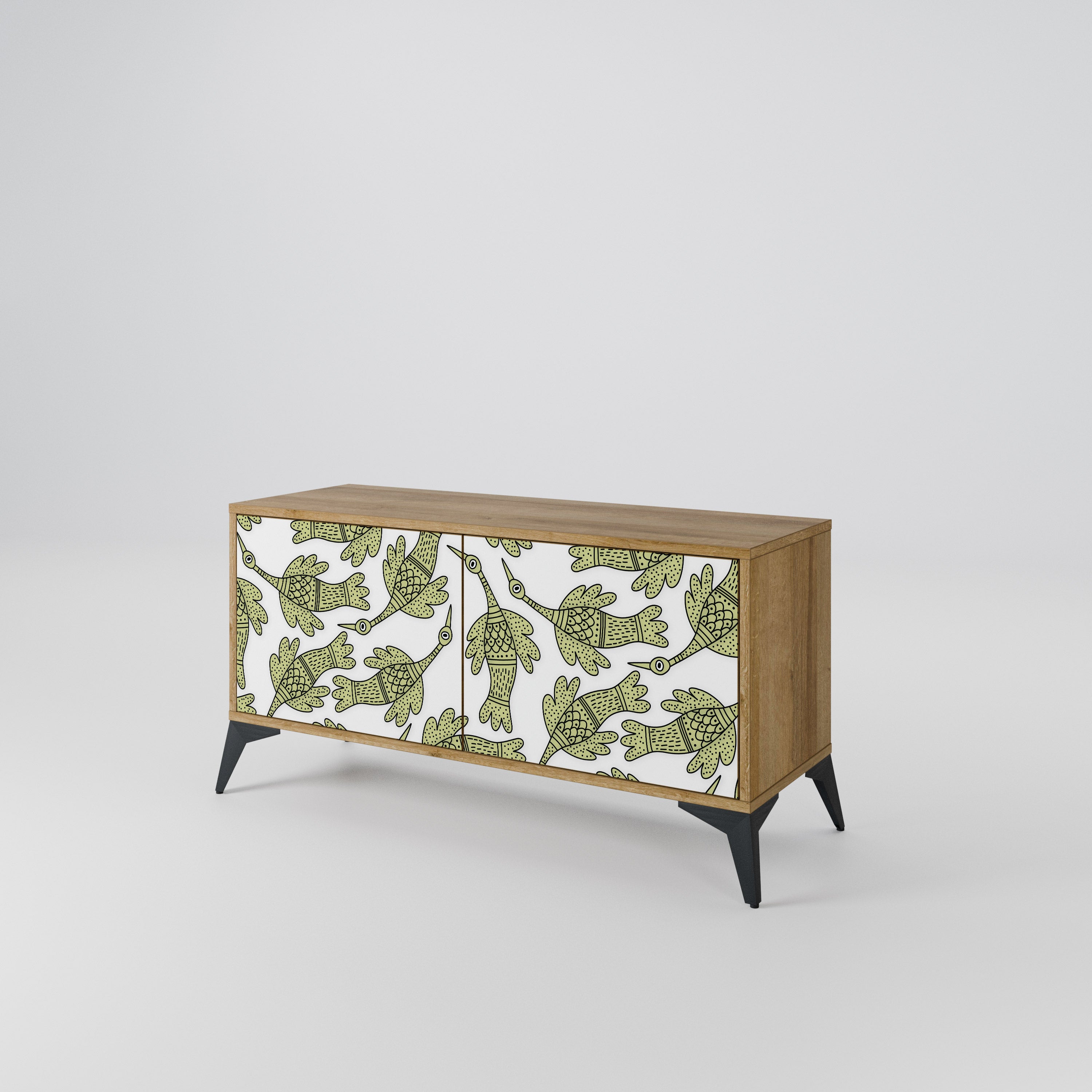 SEEDLING SONGBIRD Kompakt TV-skåp med 2 dörrar