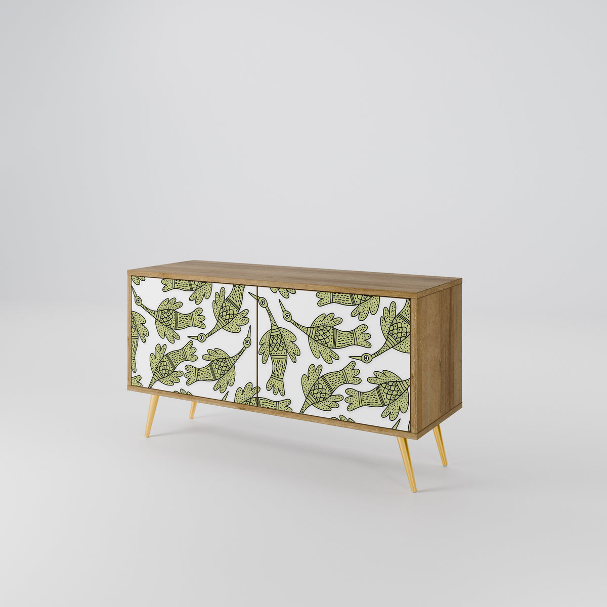 SEEDLING SONGBIRD Kompakt TV-bänk med 2 dörrar