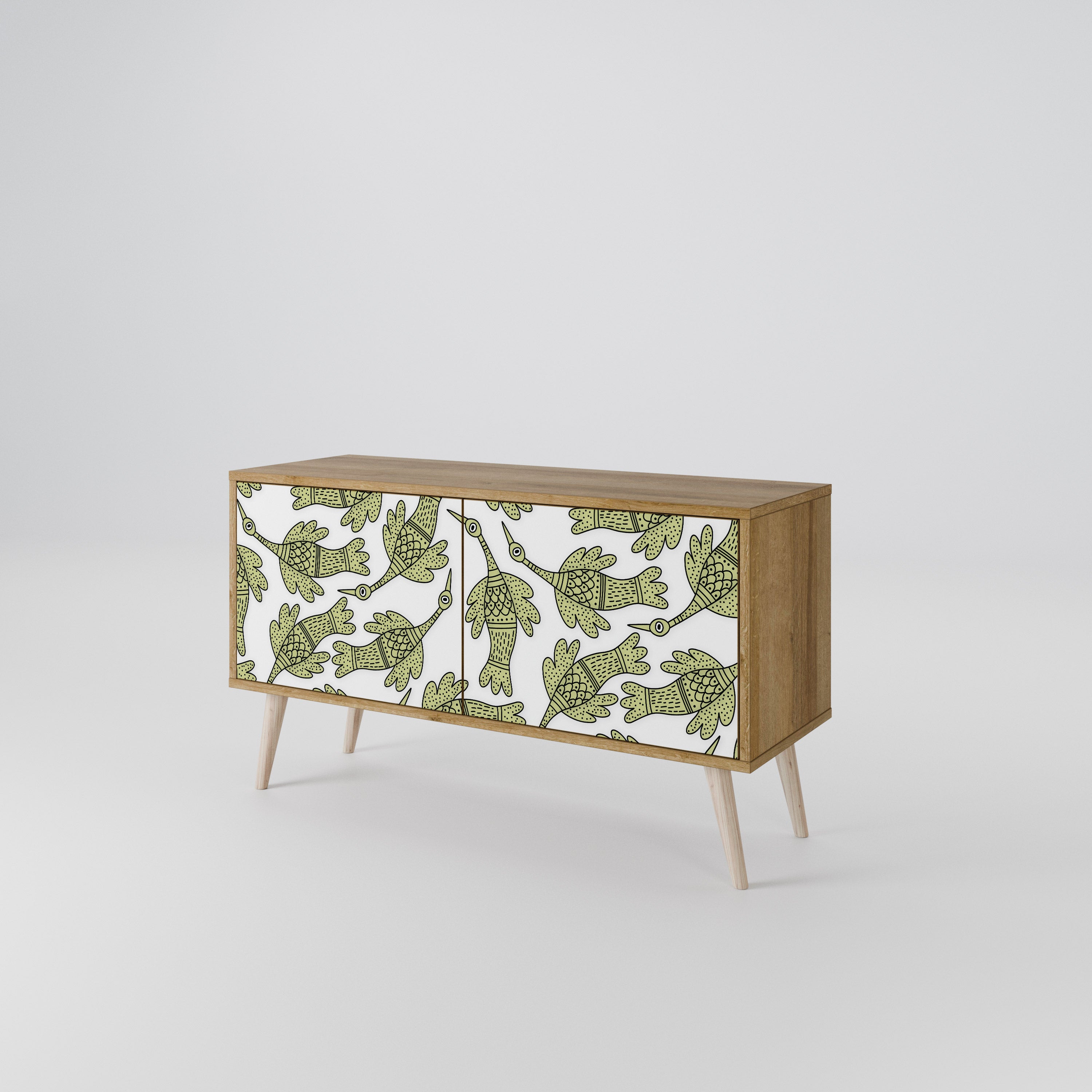 SEEDLING SONGBIRD Kompakt TV-skåp med 2 dörrar