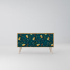 AUTUMN INSECTS Kompakt TV-bänk med 2 dörrar