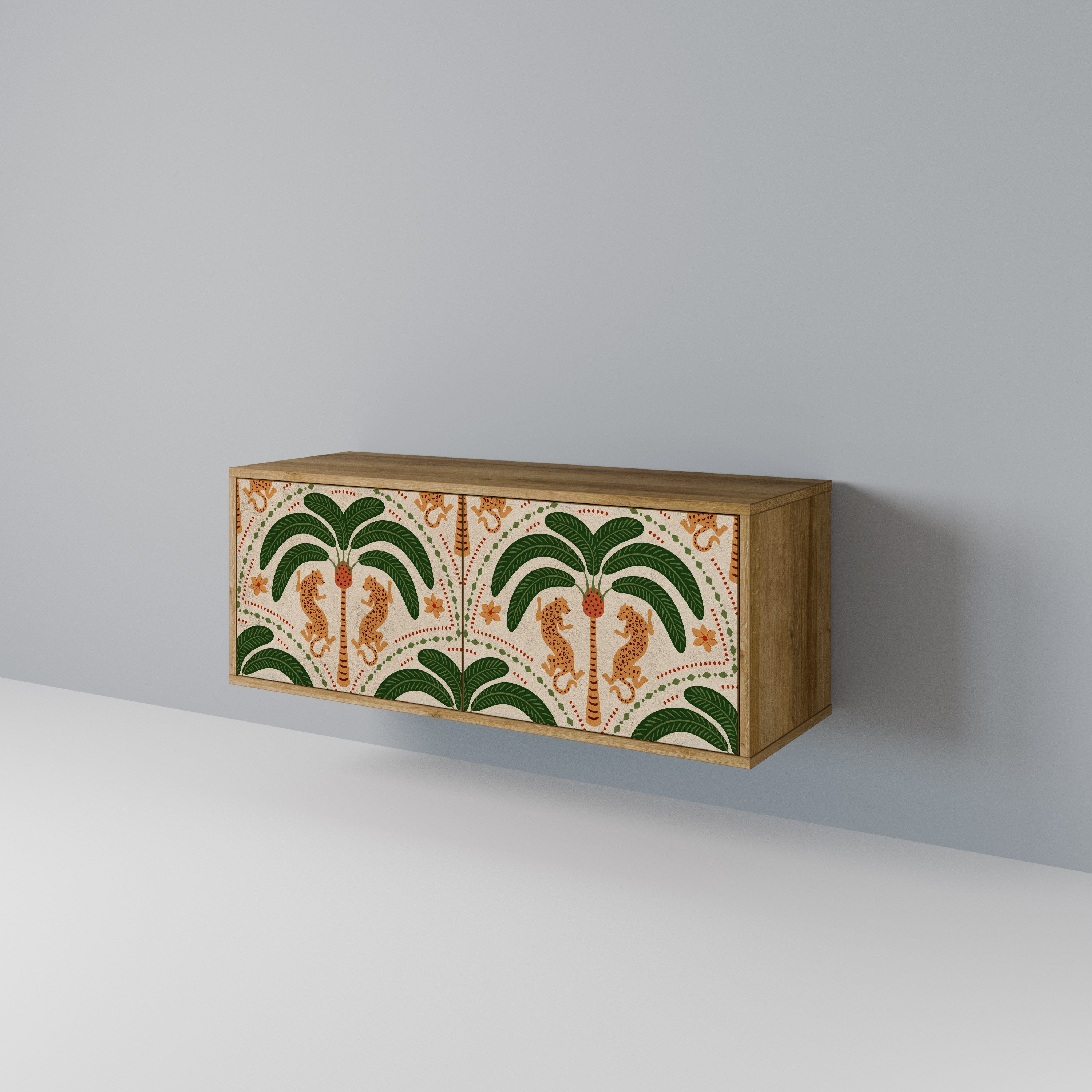 DANCING PREDATORS Kompakt TV-skåp med 2 dörrar